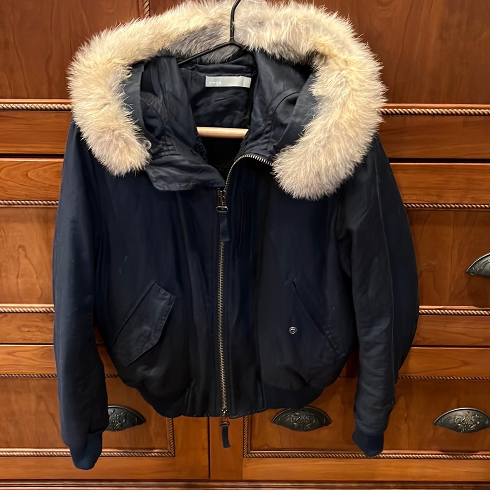 Vince Bomber Jacket Navy